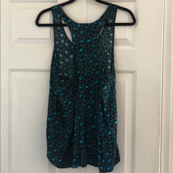 H&M Teal Leopard Tank - Picture 2 of 2